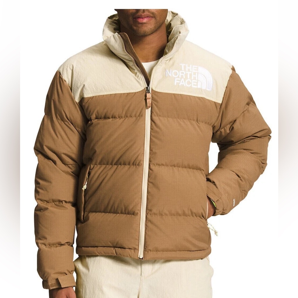 Nwt The North Face Puffer Down Jacket Men 92 Lfht Utilitybrn/Grvl Sl 700fill